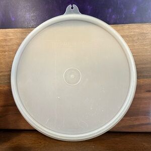 Tupperware Clear / Frosted Replacement Lid X 228-25 Good Condition See Pictures